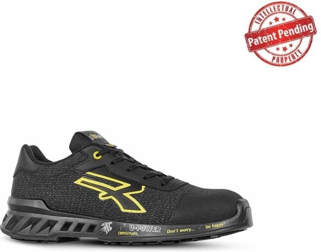 U-power - Frank S1P src esd Sicherheitsschuhe - 36 eu - Schwarz / Gelb