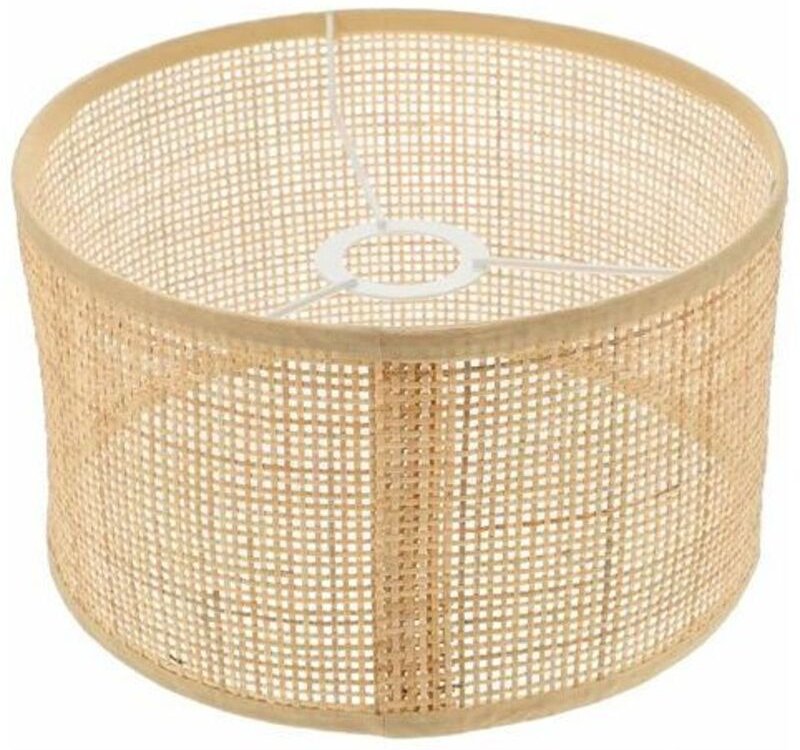 Paralume in vimini e rattan, paralume intrecciato, coprilampada da soffitto, clip per lampada da tavolo, parete, soffitt...