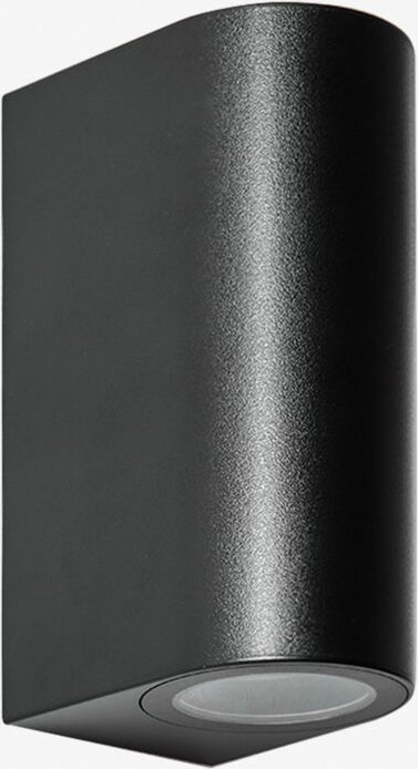 Sklum - Außenwandleuchte mit 2 Xilven-Lichtpunkten Schwarz