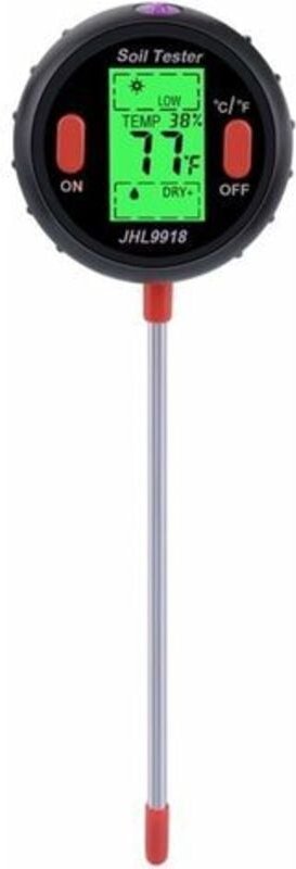 5-in-1 Boden-pH-Tester-Set, Bodenfeuchtigkeitstester, Bodentester, digitaler Feuchtigkeitstester für Pflanzen - Tigrezy