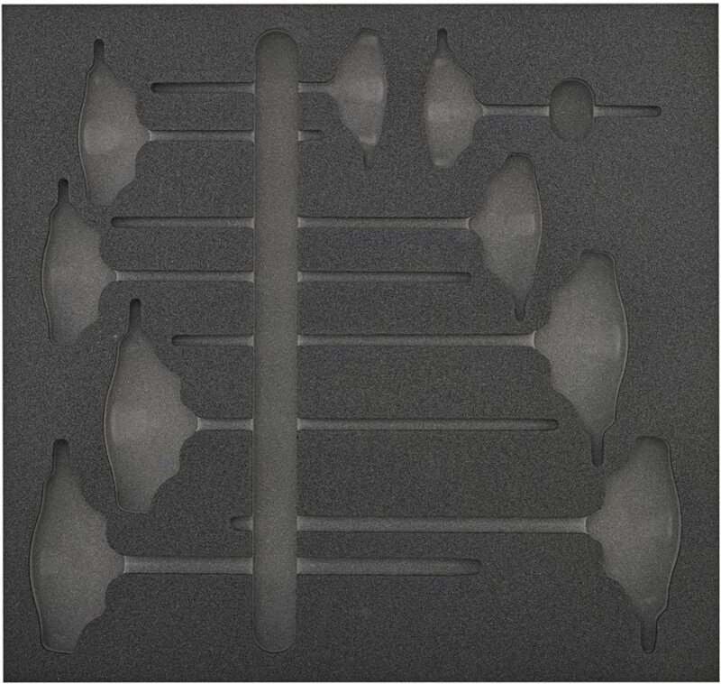 Werkzeugmodul 2/3 leer T-Griff Torx Wera