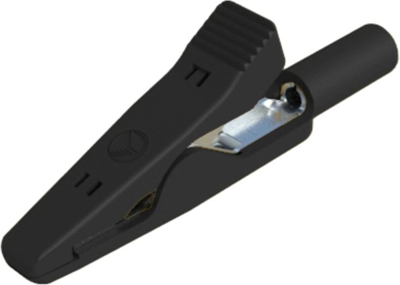 Thumbnail - Sks Hirschmann - ma 1 sw Krokodilklemme Steckanschluss 2 mm Ohne Messkategorie Schwarz