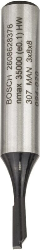Accessories 2608628376 Nutfräser Hartmetall Länge 51 mm Produktabmessung, ø 3 mm Schaftdurc - Bosch