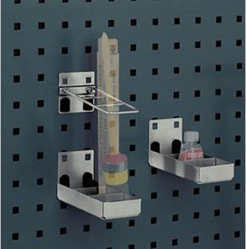 Kombihalter unten B55xT150 mm 3 Aufnahmen für Lochplatten Bott