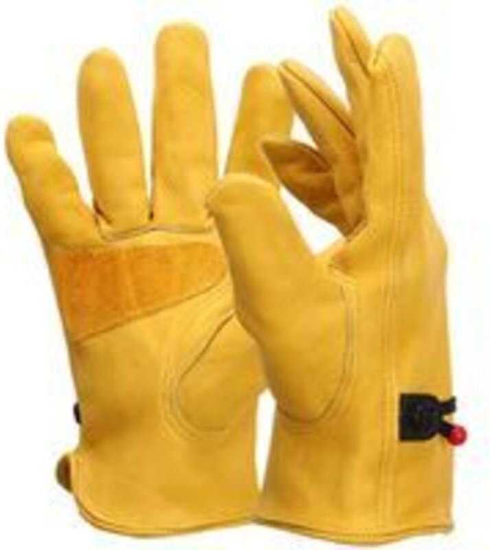 Schweißerhandschuhe, Arbeitshandschuhe, hitzebeständig, dornenfest, für Gartenarbeit, Ofenbrenner, Zubehör, Stulpen mit ...