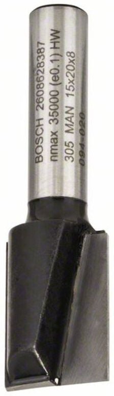 Accessories 2608628387 Nutfräser Hartmetall Länge 51 mm Produktabmessung, ø 15 mm Schaftdur - Bosch