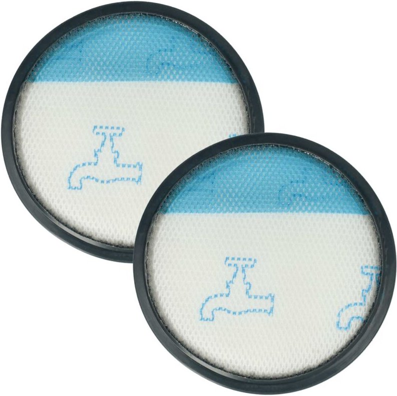 2x Vormotorfilter kompatibel mit Beko vcm 71605 ap, vcm 7180, vcm 71602 ad, bks 5540 Staubsauger - Motorschutzfilter, Ab...