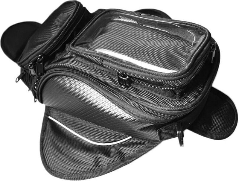 ZVD - Sac de réservoir de moto, sac magnétique étanche pour téléphone à écran tactile de 6,5 pouces, accessoires de moto...