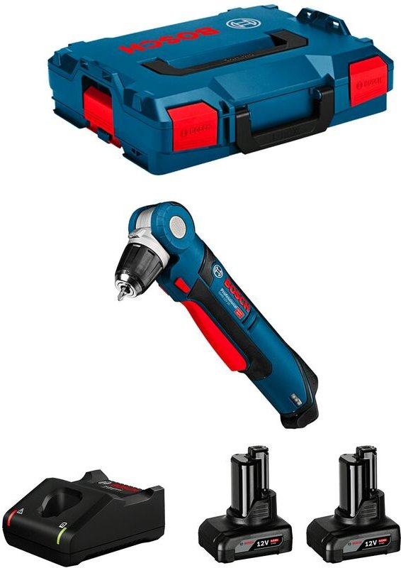 Bohrmaschine Schrauber BOSCH GWB 12V-10 (2 x 6,0 Ah + GAL12V-40 + L-Boxx 102)
