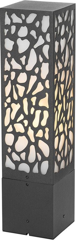 Moderner Außenpoller schwarz 40 cm IP44 - Nicole