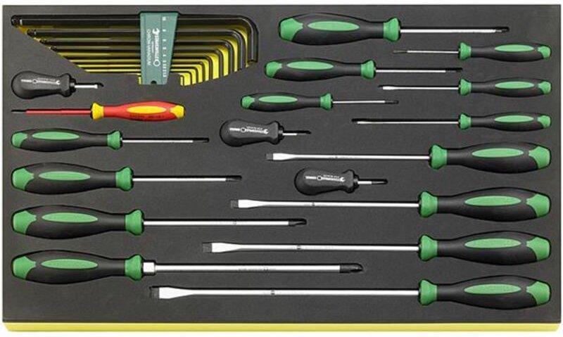 Stahlwille TCS 4620/4660VDE+10767 Schraubendreher Satz DRALL+