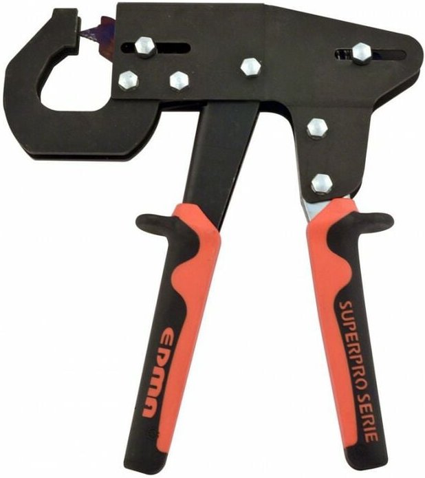 Edma - ultra profil Crimpwerkzeug für alle Arten von Schienen und Pfosten, mühelos einhändig einsetzbar- 066855