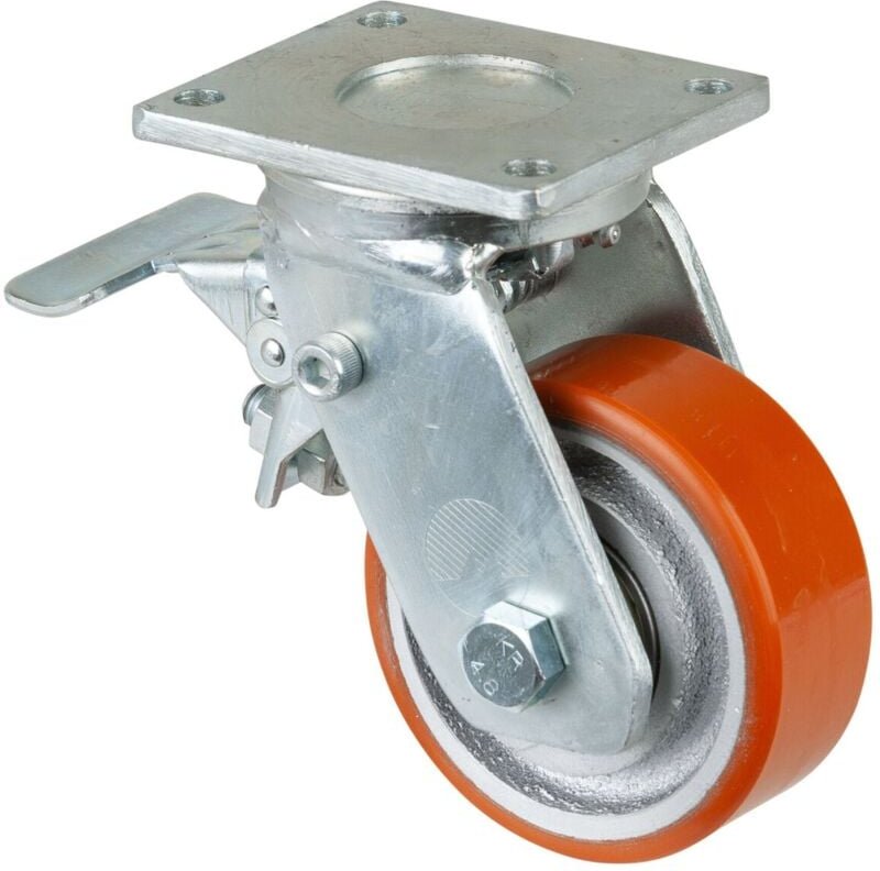 SchwerlLenkr Poly Gußfelge 100mm - Bs Rollen