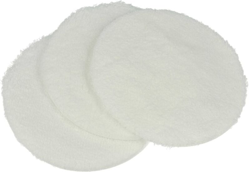 3x Polierpad kompatibel mit Kärcher fp 202, pst 1000, pst 222, fp 222 Saugbohner - Polierscheiben-Set für Parkett Weiß -...