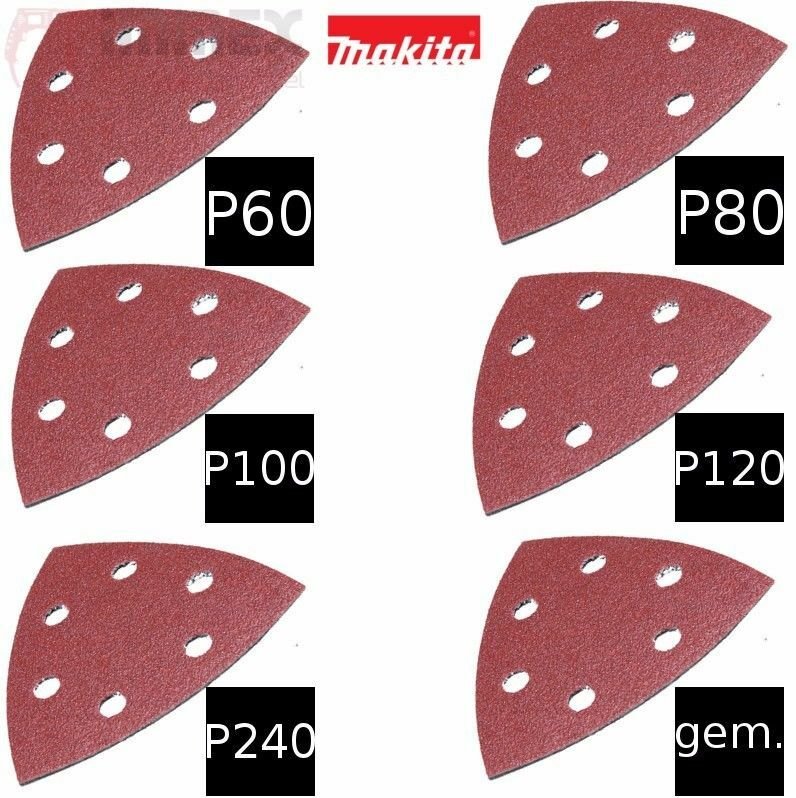 Schleifpapier Multifunktionswerkzeug DTM51RM1J3 oder TM3010CX4J ... Körnung 240 - Makita
