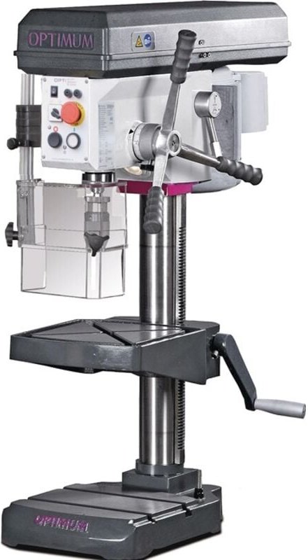 Opti-drill Tischbohrmaschine b 24 h 24mm MK2 350-4000min-¹ m.Not-Halt-Schalter - 3020243