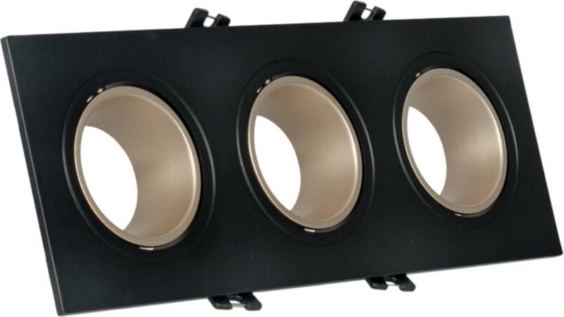 Schwenkbares Dreifach-Downlight GU10 / MR16 - Niedrig ugr -