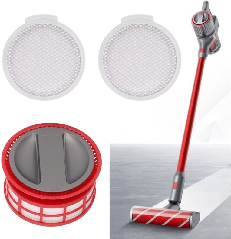 Thumbnail - Filter-Kit, 3-Teiliges Staubsauger-Ersatz-Schrubber-Filter Bodenwscher Kernfilter Reiniger Teil Ersatz F¨¹r H7 - Ej.life