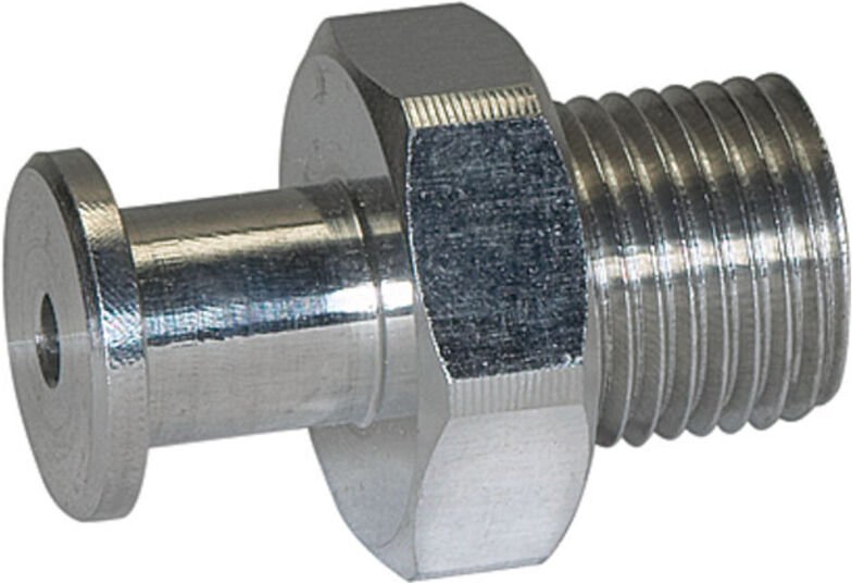 Anschlussnippel für Flachsauger, rund »pfg«, M5 ag, ø 5-10 mm - Riegler