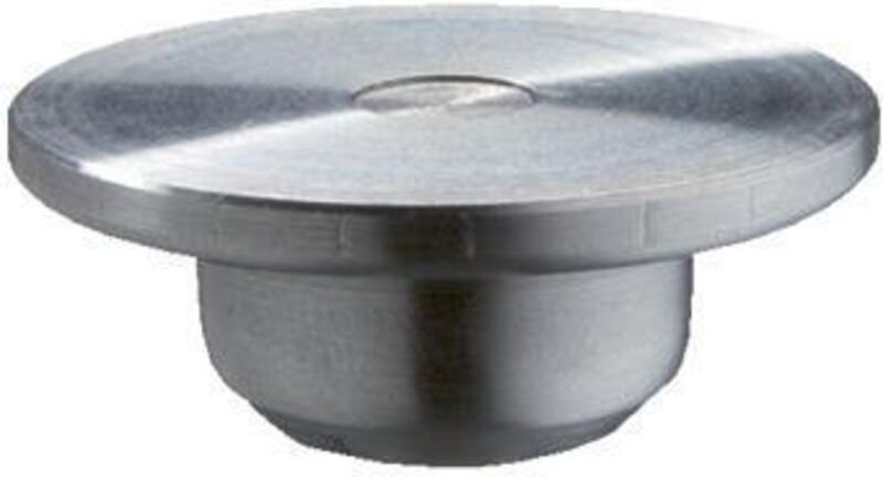 Wechselbare Druckplatte aus Qualitätsstahl mit Schutzkappe (4 St./Beutel)