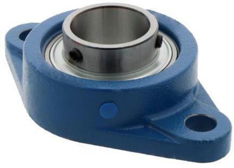 NKE - Flanschlager-Gehäuseeinheiten UCFL206-102 28,58 mm oval
