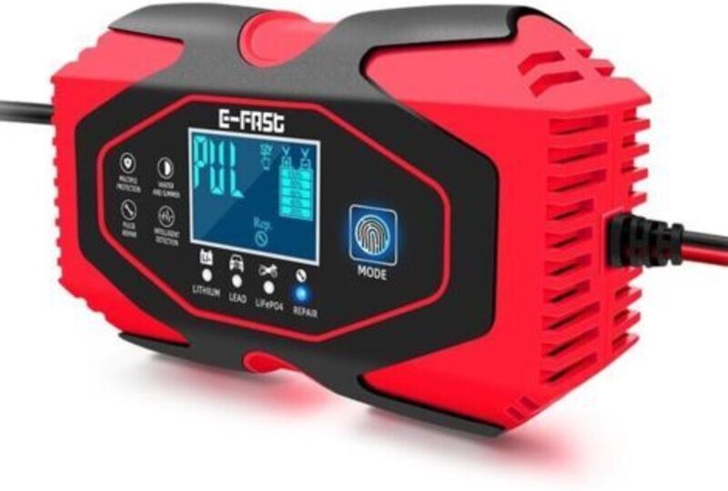 Lithium-Akku-Ladegerät Motorrad-Auto-Batterieladegerät Blei-Säure-Ladegerät