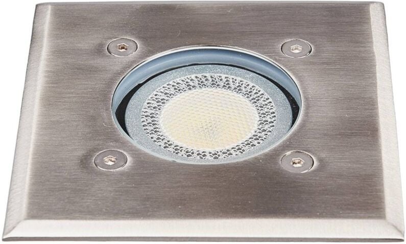 Inbyggnadsspotlights "Insa" aus rostfritt stål von Lindby