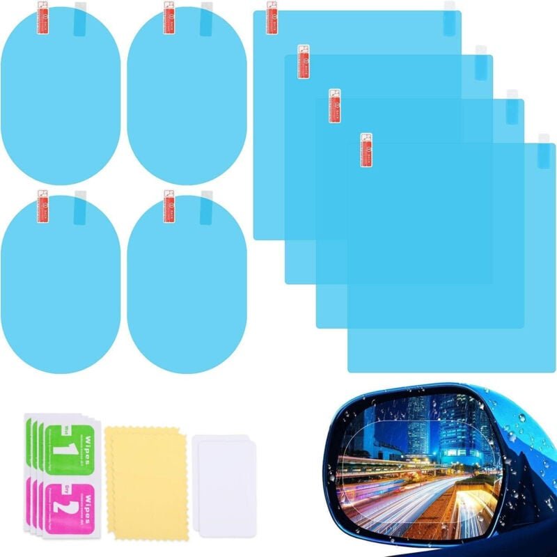 Coocheer - Universal Auto Zubehör Rückspiegel Wasserdicht Anti-Fog Anti-Regen Anti-Wasser Schutz Film Aufkleber für Auto...
