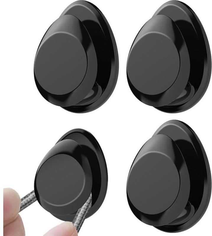 CCYKXA Selbstklebende Autohaken – 4 praktische Haken Auto-Innenraum-Haken zur Aufbewahrung von Taschen, multifunktionale...