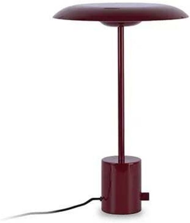 Faro Barcelona - hoshi kastanienbraune Tischlampe mit dimmbarem Schalter 28353