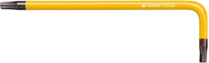 Pb Swiss Tools - Winkelschraubendreher, für Torx, pulverbeschichtet, TX9