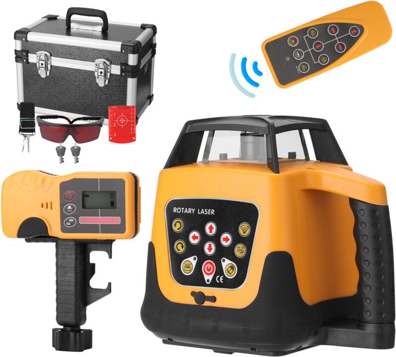 635 nm rote Laserlinie, automatische Selbstnivellierungsmaschine, Betriebsmodi, Drehrichtung, Geschwindigkeit, Winkel, e...