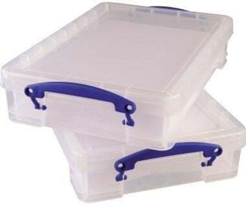 Really Useful Box Aufbewahrungsbox 4C 39x8,8x24cm 4l transparent