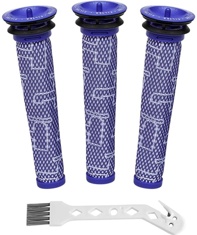 3er-Pack Staubsaugerfilter kompatibel mit Dyson V6/7/8/DC58/DC59, 16,8 x 4,8 x 4,8 cm - Lntyq