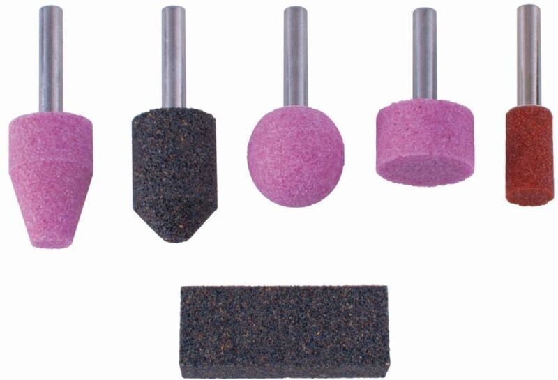 Keramik Schleifkörper-Set 6-tlg. 2144000 6 Teile - Wolfcraft