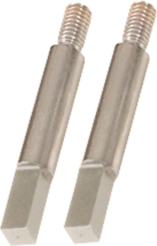 Vierkantadapter, 6mm, 2er Pack, verchromt