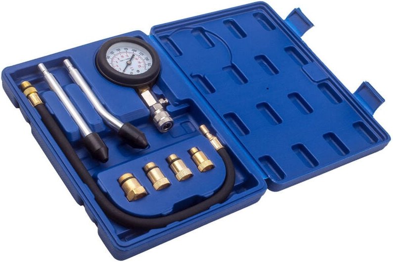 Auto Benzin Zylinder Kompressor Druck Tester Manometer kfz WerkzeugKompressionstester Kompressionsprüfer Benzin pkw/lkw ...