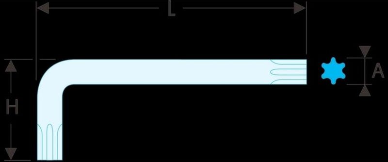Facom 83H.12 Stiftschluessel lang Sechskant 12 mm