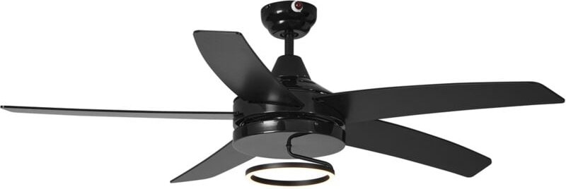 Deckenventilator schwarz 132cm inkl. led mit Fernbedienung - Cool Anello