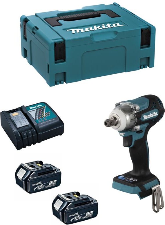 Makita - Schlagschrauber DTW301RTJ (2 x 5,0 Ah + DC18RC + makpac 2)