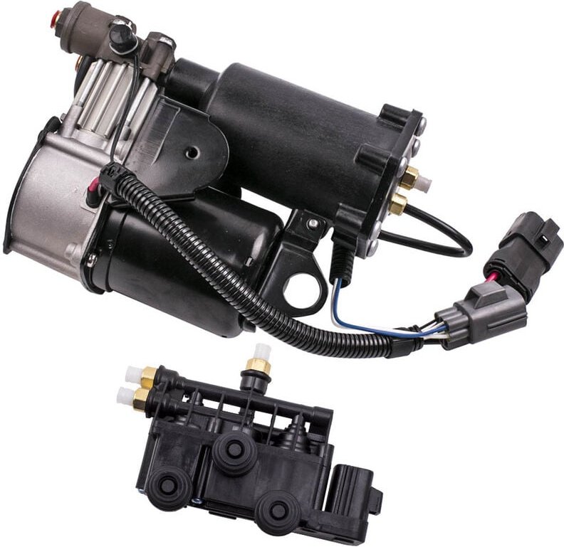 BFO - Luftfederung Kompressor mit Ventilblock for Range Rover Sport L319 L320 LR015303 RVH000095 RYG500160 Kompressor + ...