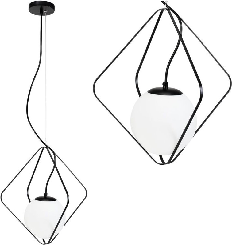 Toolight - deckenlampe APP1018-1CP black