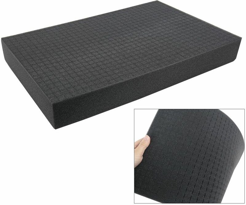 HMF - 1456 Rasterschaumstoff, Double-Size Würfelschaum, 345 x 550 mm 70 mm