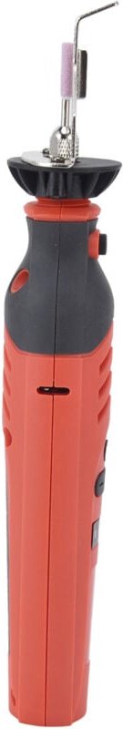 Eosnow - DC3,6V Akku-Sägeschärfer-Set, Hand-Kettensägen-Schärfset, rotes Kettensägen-Schärfwerkzeug-Set