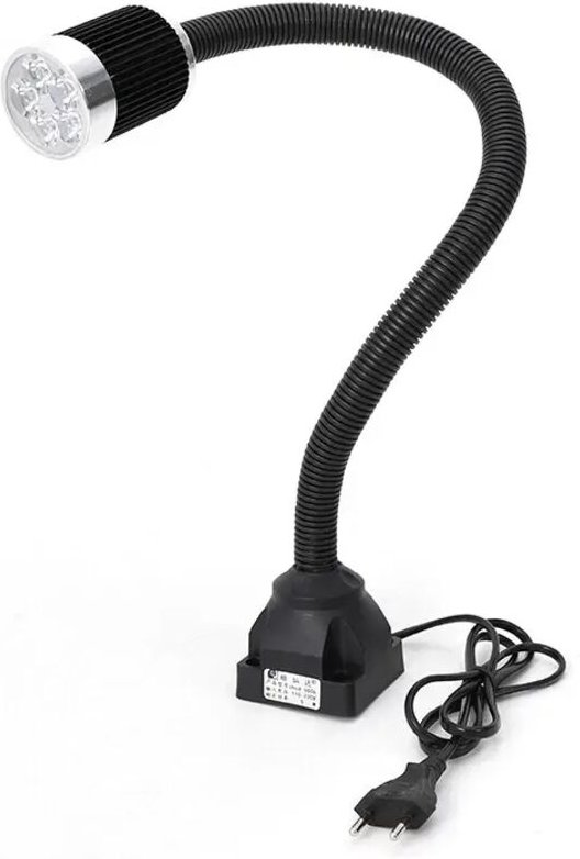 Cnc Arbeitslampe led Arbeitsleuchte mit Festem Sockel Flexibel Arm Licht 220V