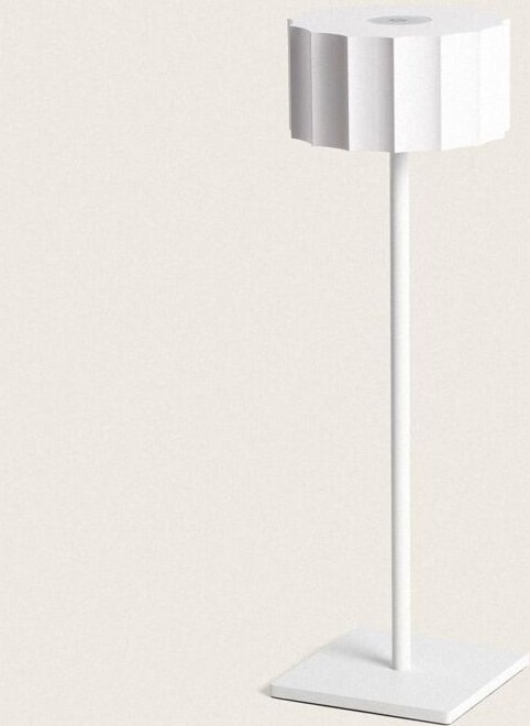 Ledkia - led Tischleuchte 3W Tragbar für Außen mit Wiederaufladbarem usb Akku Cesc Weiß