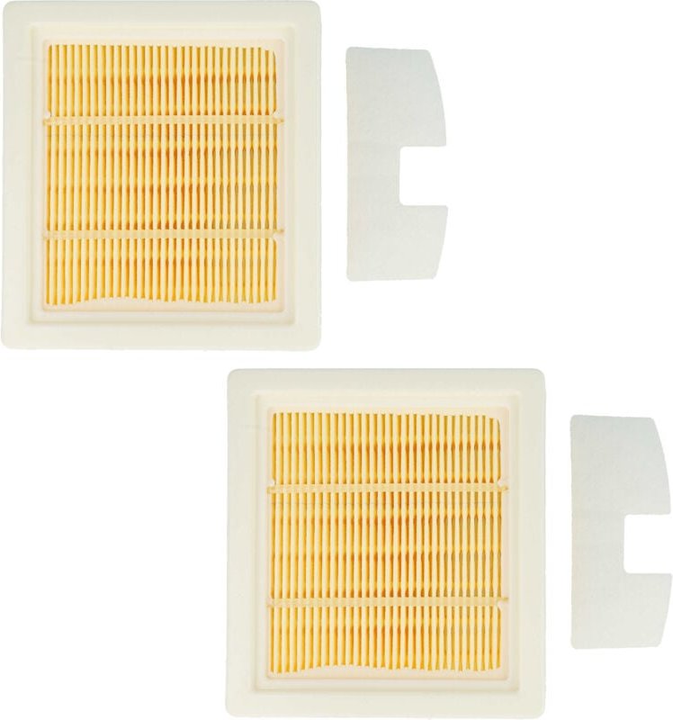 Filter-Set kompatibel mit Cleancraft flexCAT 16 h Staubsauger - 4x Filter (HEPA-Filter, Vorfilter) - Vhbw