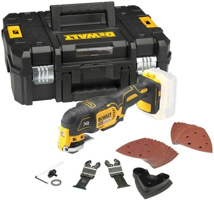 Thumbnail - 18V Multifunktionswerkzeug (Nur Maschine) 32 Zubehörteile in TSTAK - Dewalt DCS355NT-XJ