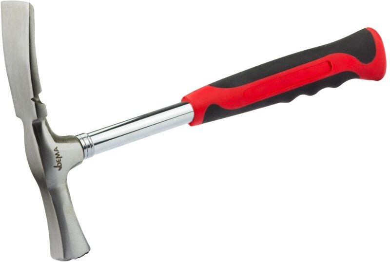 Berliner Maurerhammer 600g Stahlrohrstiel