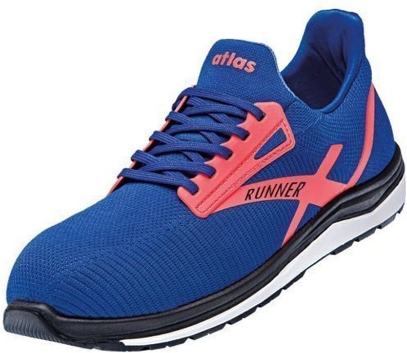 Sicherheitshalbschuh Runner 45 S1P esd src dguv Gr. 46 neonblau - Atlas